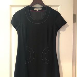 Boden black wool dress